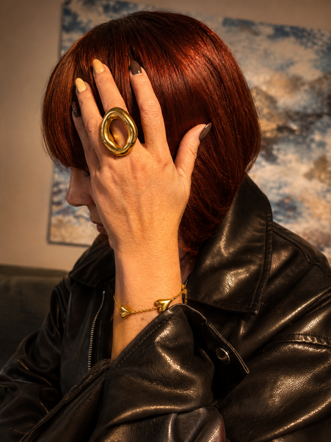 Sculptural Statement Ring